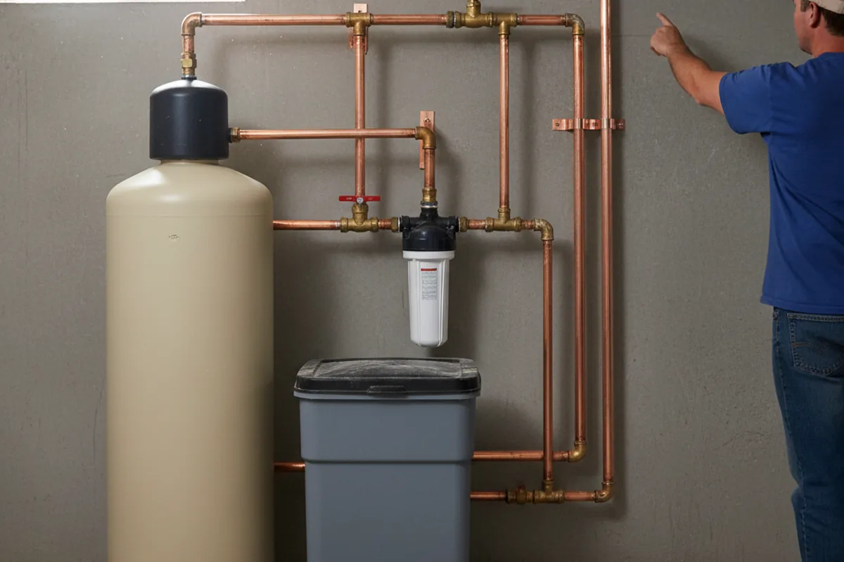 Whole-house water treatment system installed in Inman