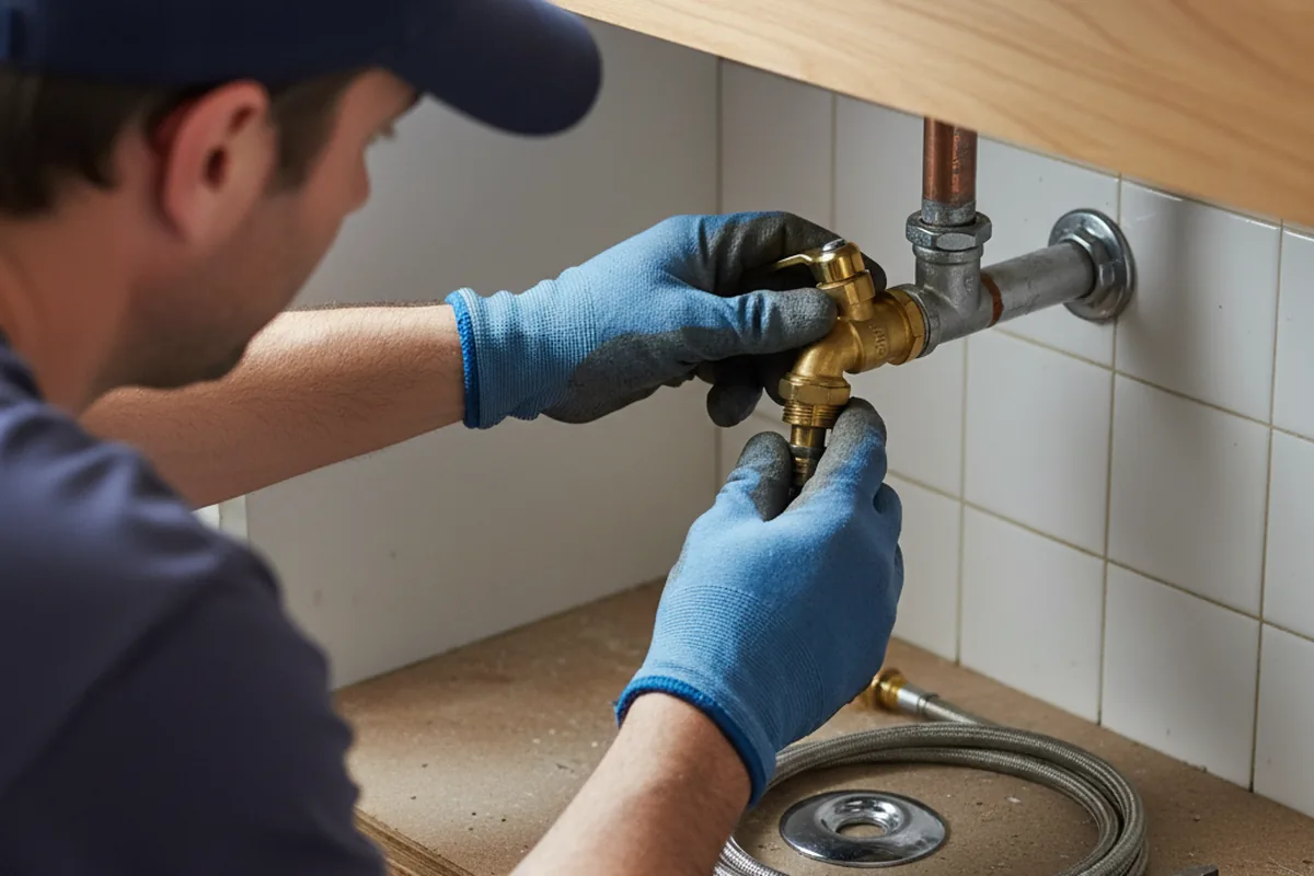 Shutoff valve and fitting work during Repiping in Inman